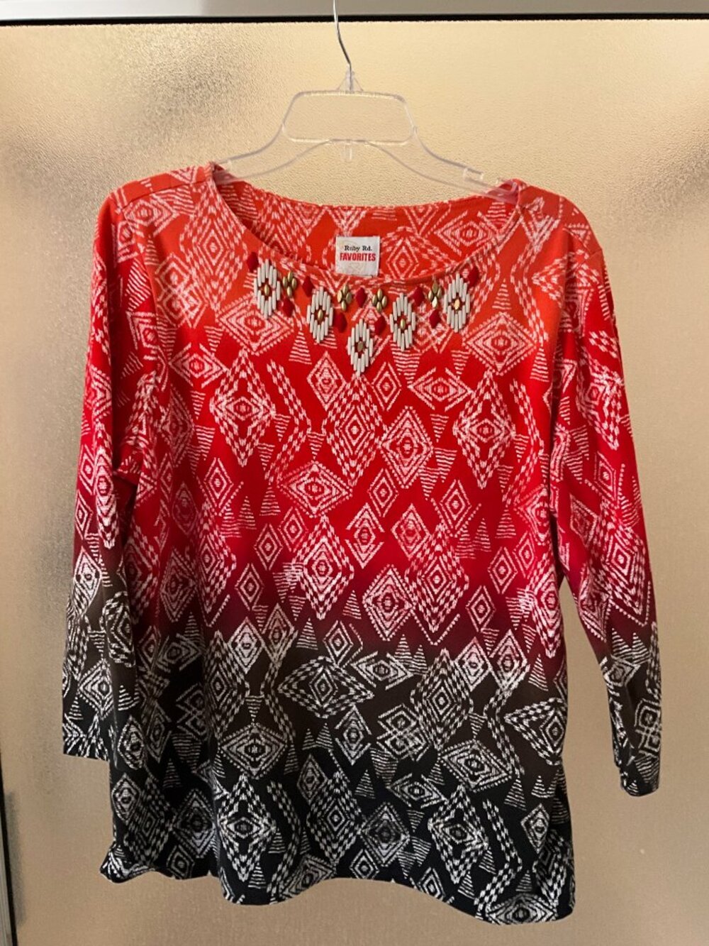 Woman's Casual 3/4 Sleeve Shirt